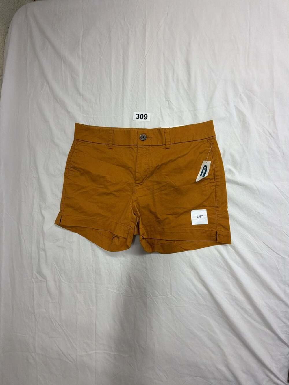Old Navy Everyday Short Mustard Yellow Stretch Women's Size 6 NWT